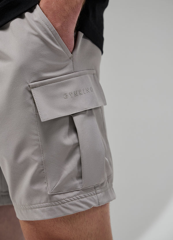 Gym King Focus Woven Utility Short Twilight Grey