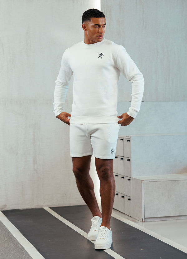 Gym King Fundamental Fleece Crew Cream