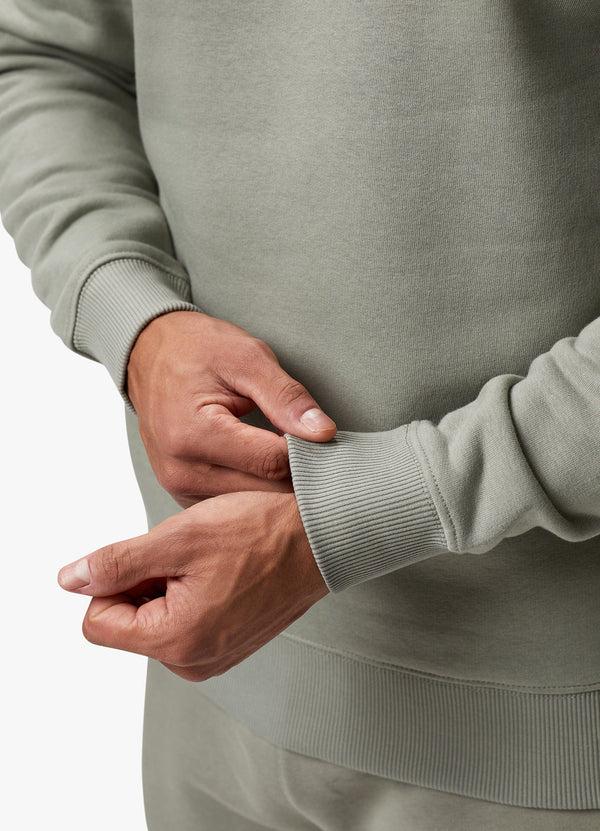 Gym King Fundamental Fleece Crew Soft Khaki