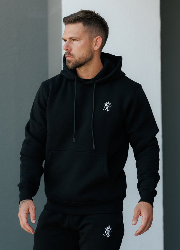 Gym King Fundamental Fleece Hood Black