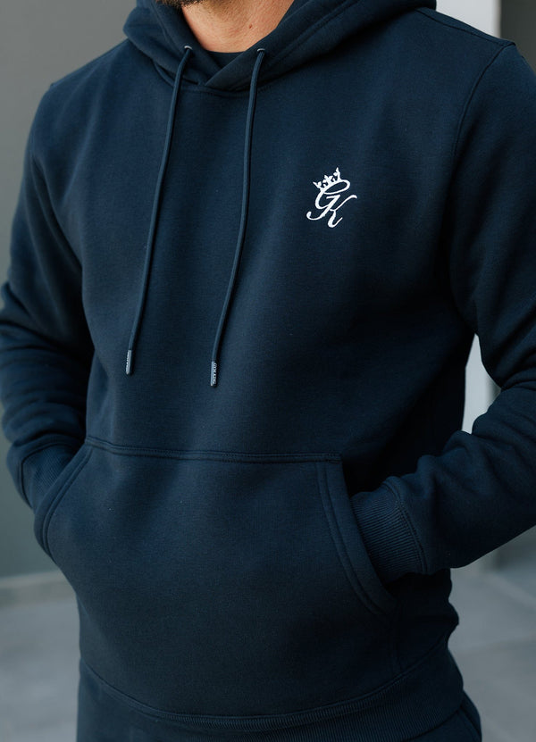 Gym King Fundamental Fleece Hood Navy