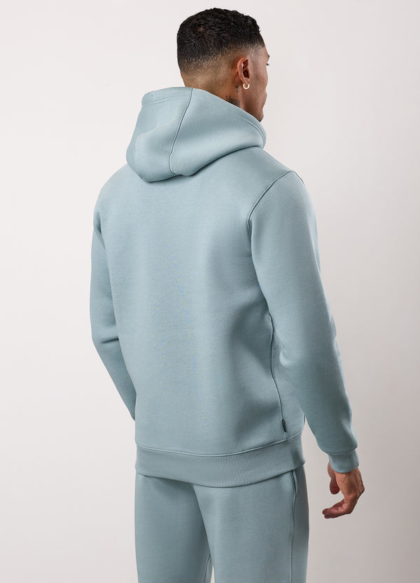 Gym King Fundamental Fleece Hood Smoke