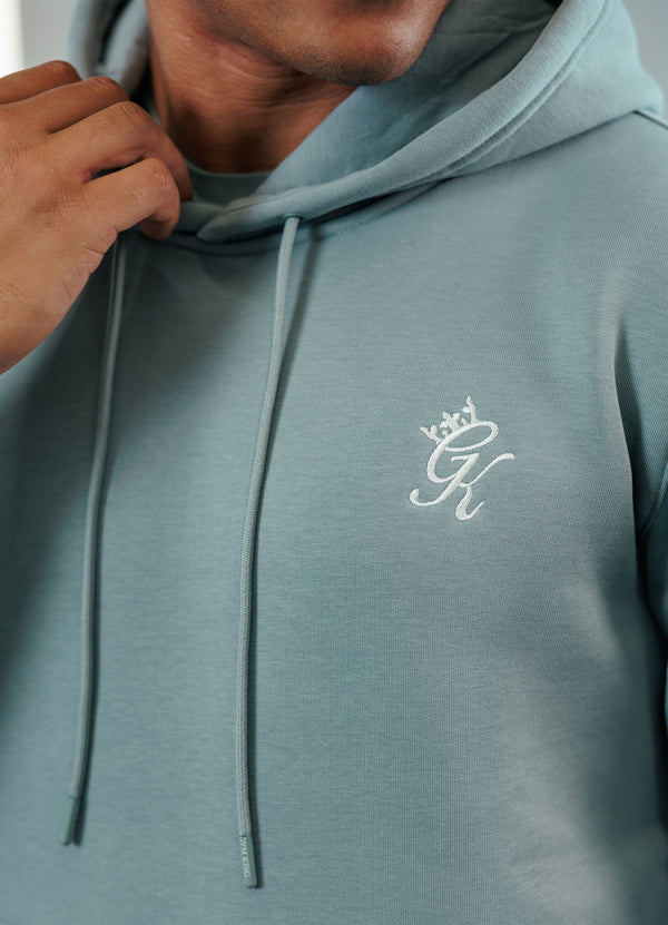 gym king Fundamental Fleece Hood Smoke