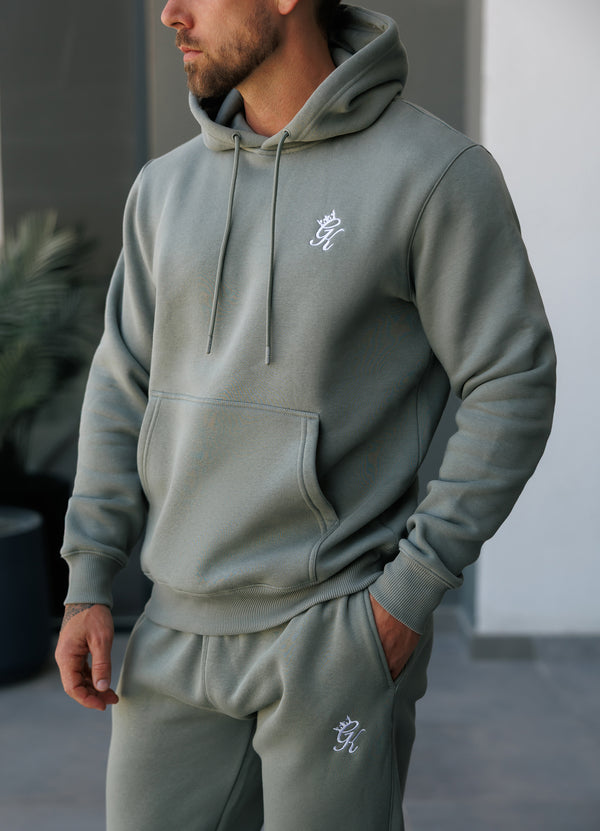 gym king Fundamental Fleece Hood Soft Khaki