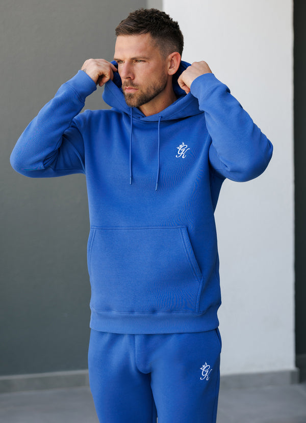 Gym King Fundamental Fleece Hood Sonic Blue