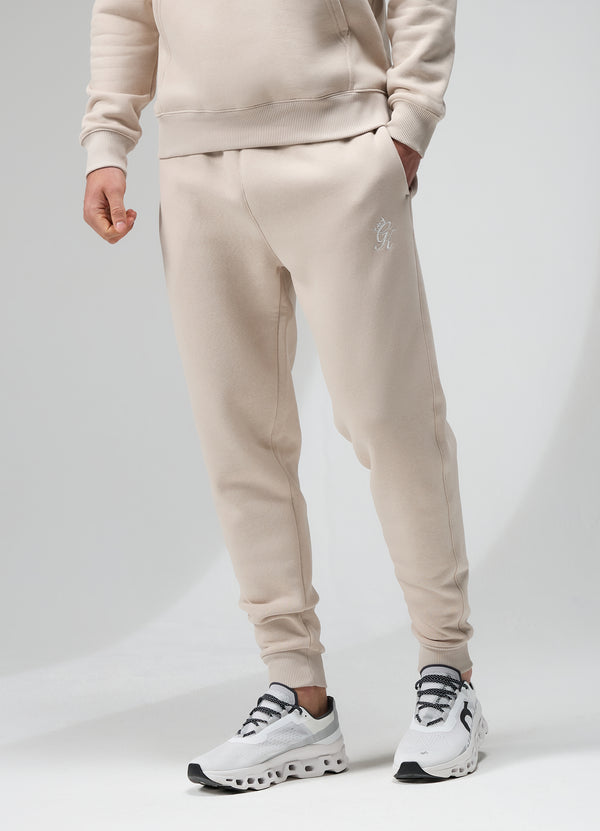 Gym King Fundamental Fleece Jogger Light Stone