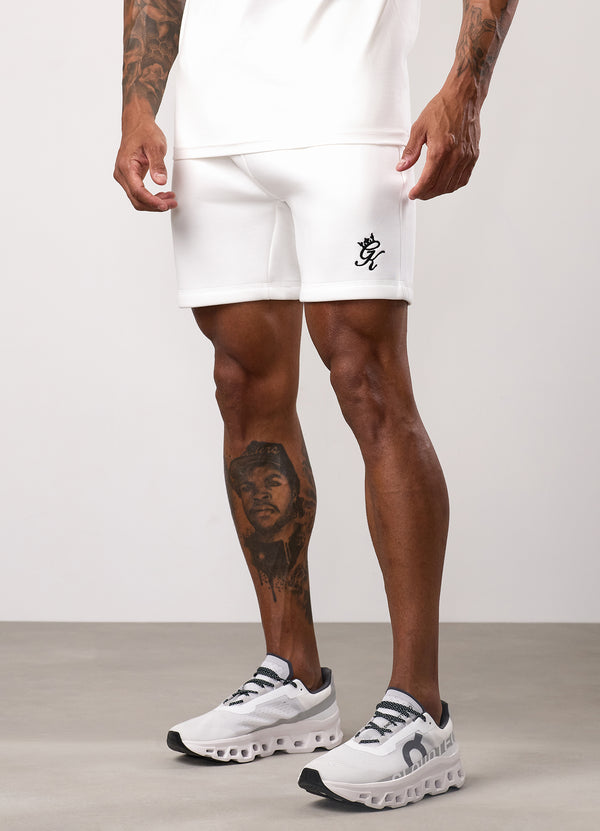 Gym King Fundamental Fleece Short Cream