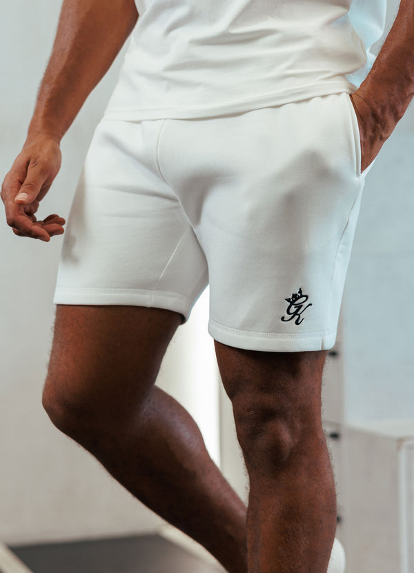 gym king Fundamental Fleece Short Cream