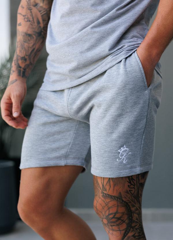 Gym King Fundamental Fleece Short Grey Marl