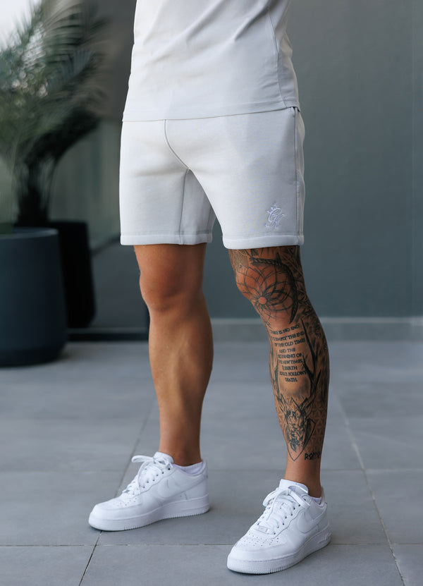 Gym King Fundamental Fleece Short Light Grey