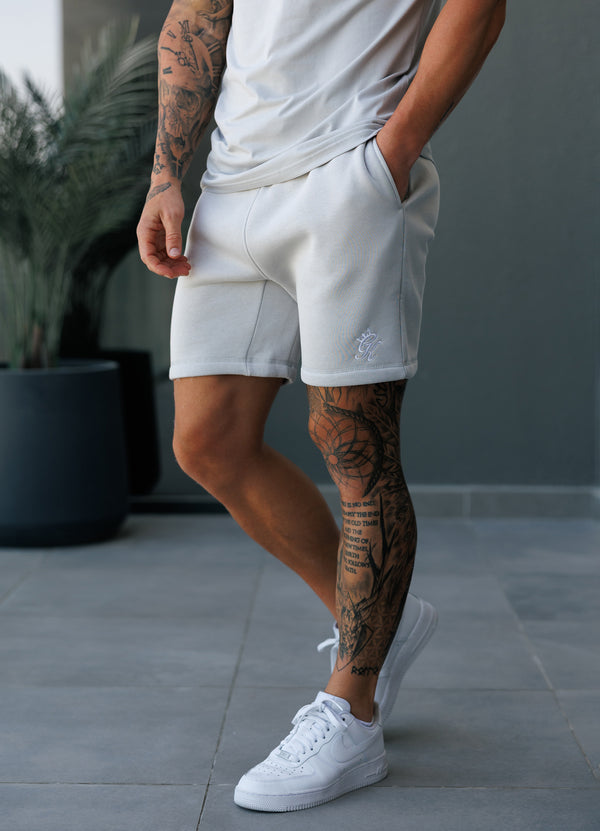 gym king Fundamental Fleece Short Light Grey