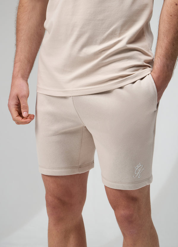 Gym King Fundamental Fleece Short Light Stone