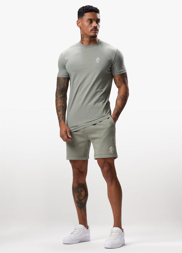 Gym King Fundamental Fleece Short Soft Khaki