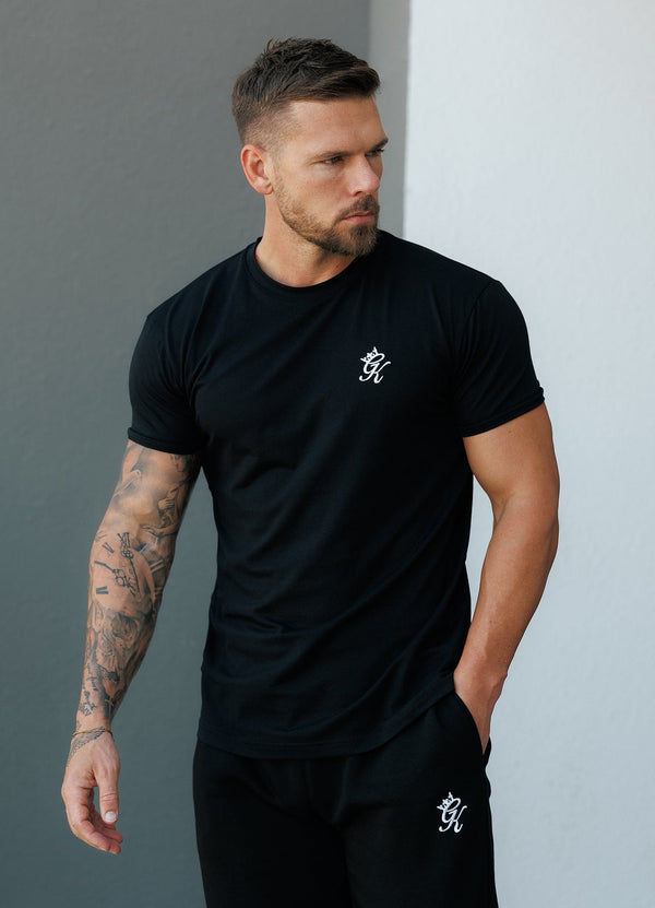 Gym King Fundamental Jersey Tee Black