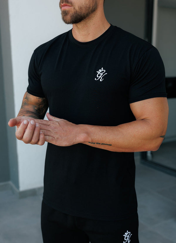 Gym King Fundamental Jersey Tee Black