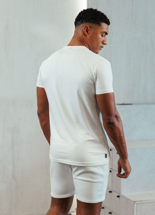 gym king Fundamental Jersey Tee Cream