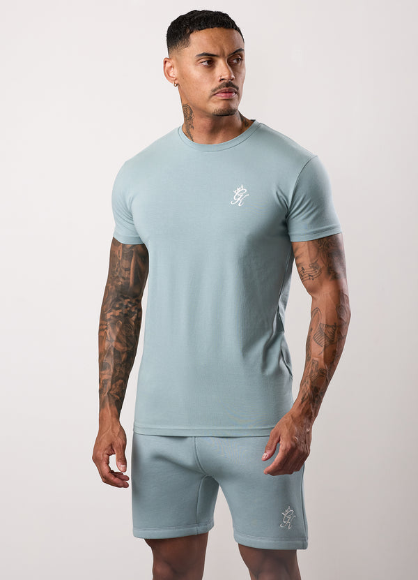 Gym King Fundamental Jersey Tee Smoke