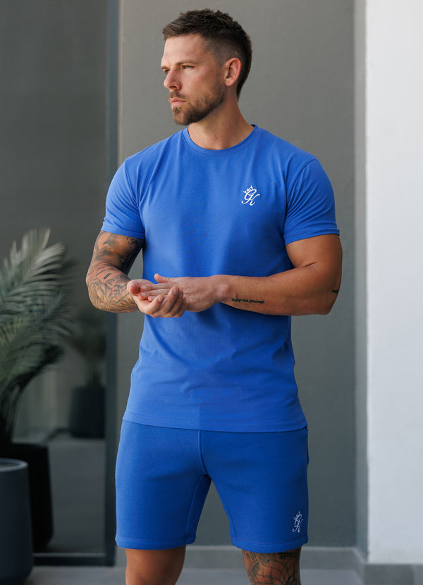 Gym King Fundamental Jersey Tee Sonic Blue