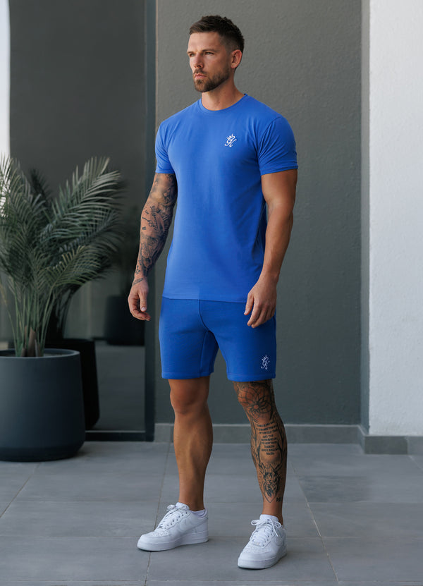 Gym King Fundamental Jersey Tee Sonic Blue