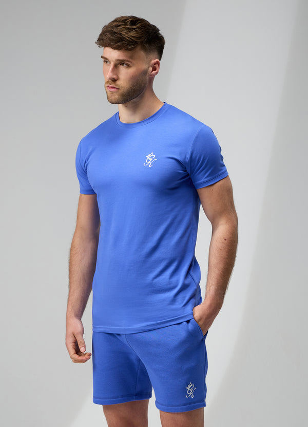 Gym King Fundamental Jersey Tee Sonic Blue