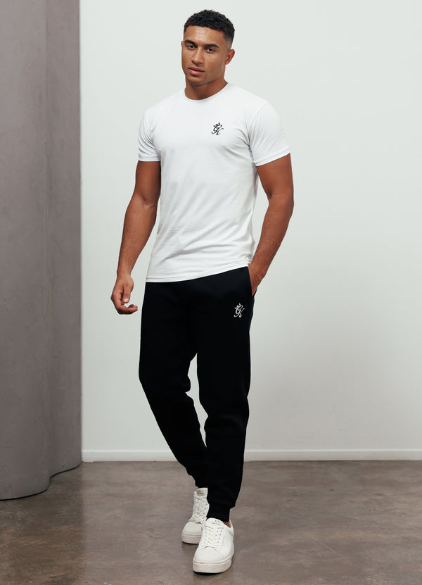 gym king Fundamental Jersey Tee White