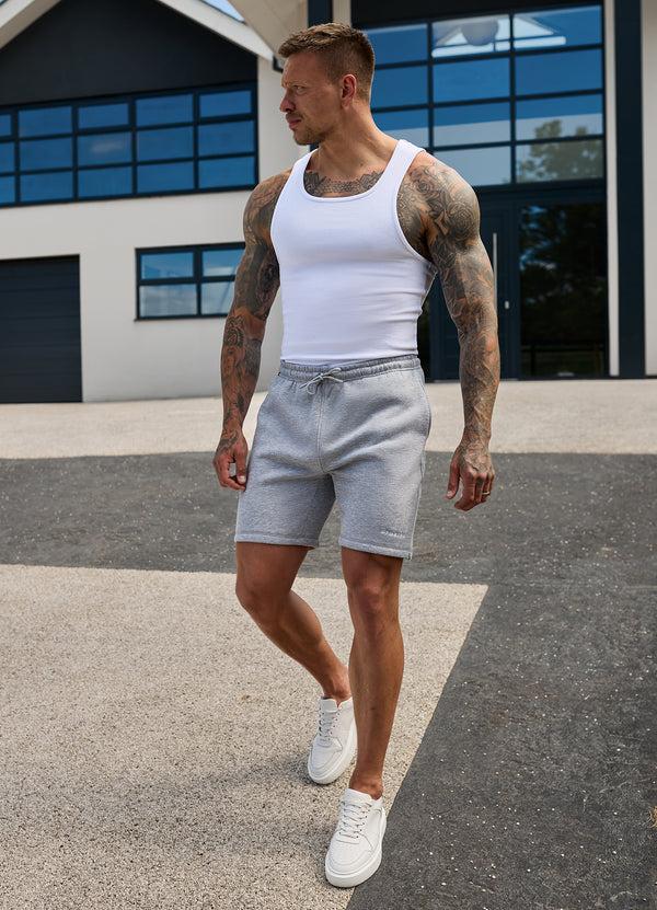 Gym King Fundamental Rib Vest White