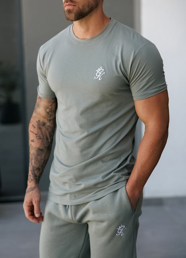 Gym King Fundamental Tee Soft Khaki