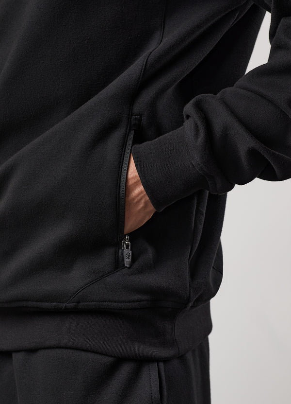 Gym King Fusion 1/4 Zip Black