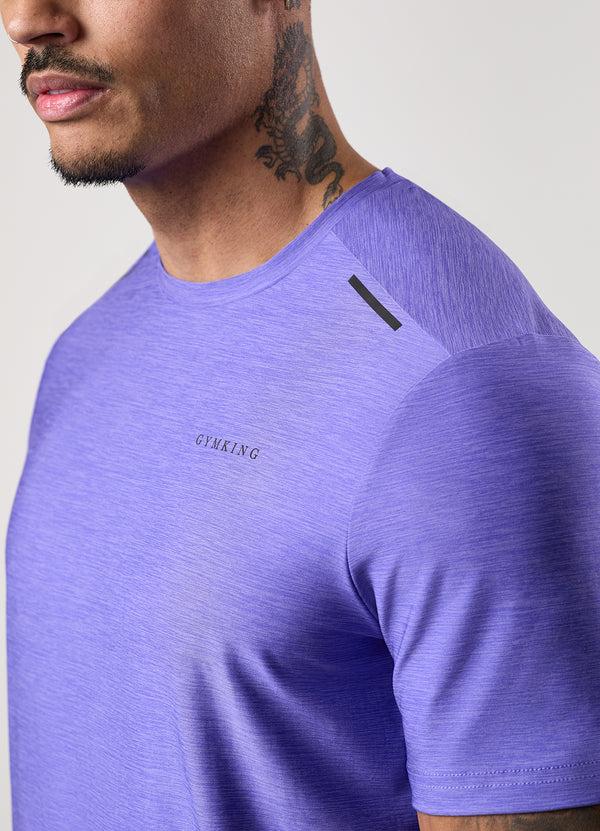 Gym King Fusion Hybrid Tee Grape