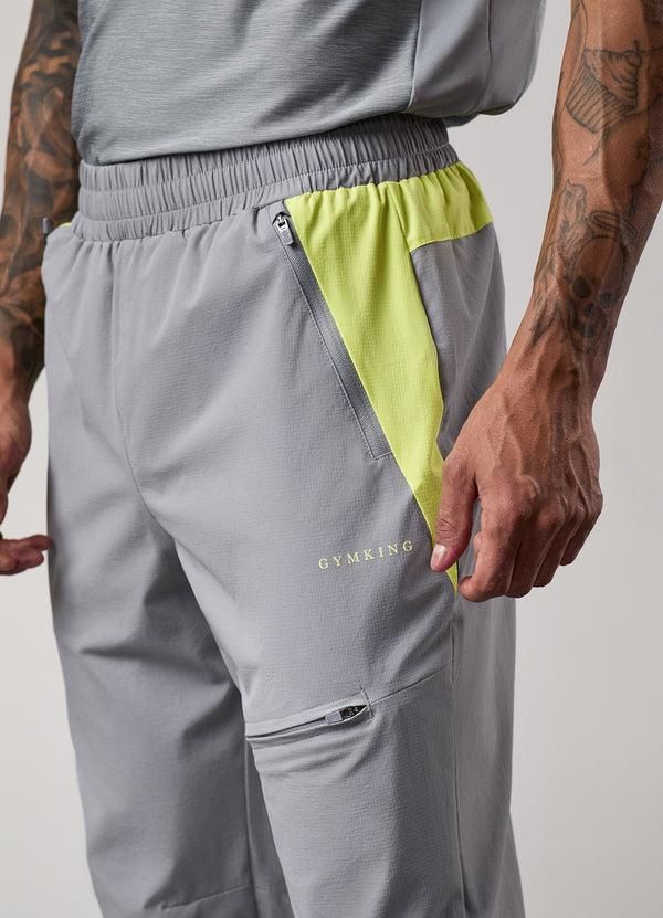 gym king Fusion Tracksuit Bottom Silver Grey