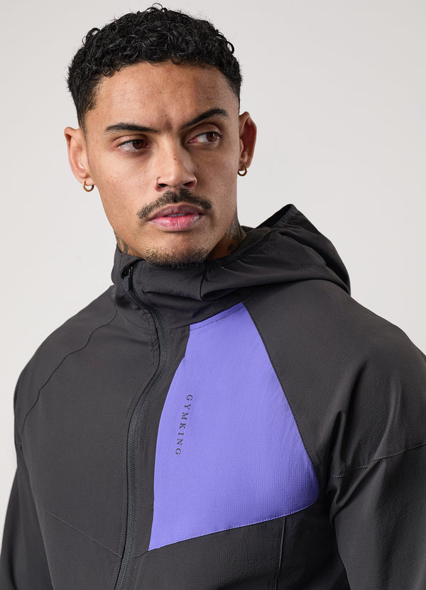 gym king Fusion Tracksuit Top Dark Pewter
