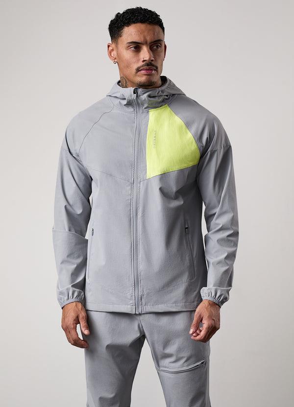 gym king Fusion Tracksuit Top Silver Grey
