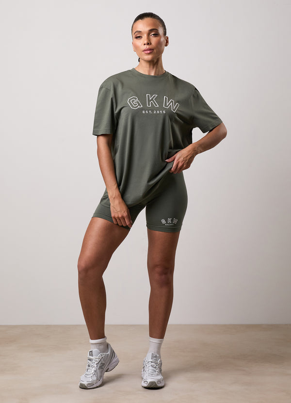 Gym King GKW 5" Jersey Cycle Short Dusk Green