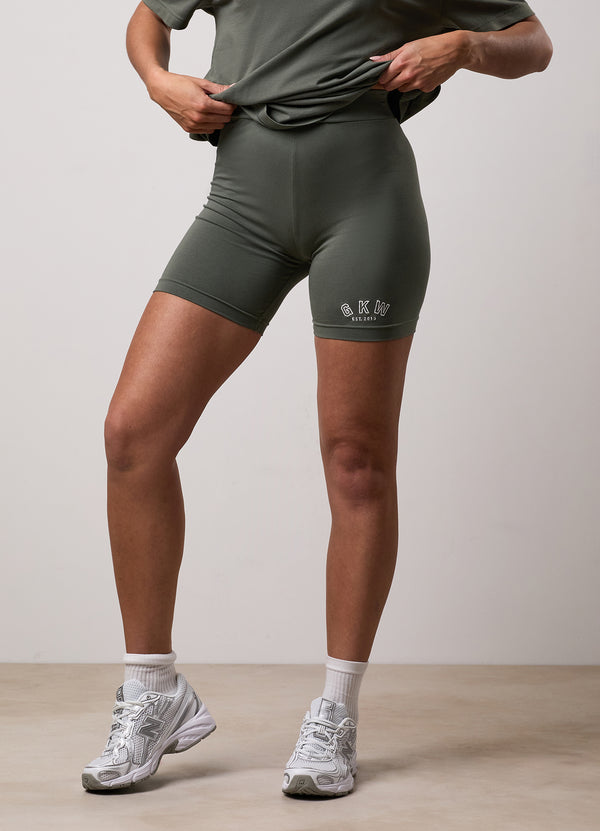 gym king GKW 5" Jersey Cycle Short Dusk Green