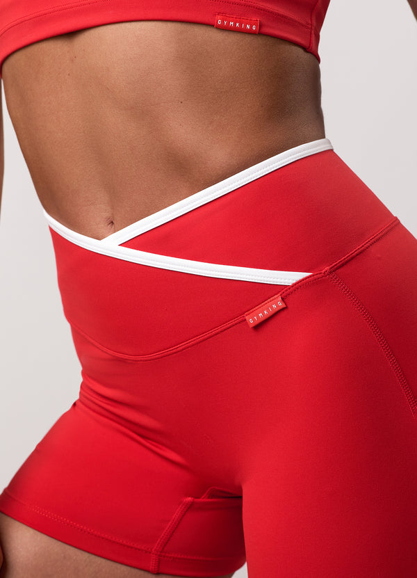 Gym King GKW Contrast Short Salsa