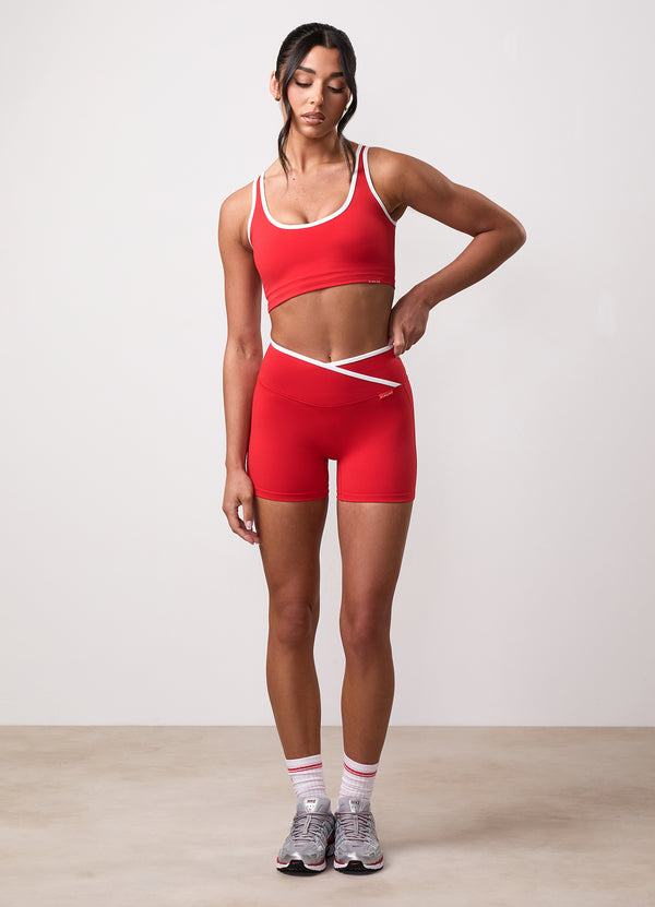 Gym King GKW Contrast Short Salsa