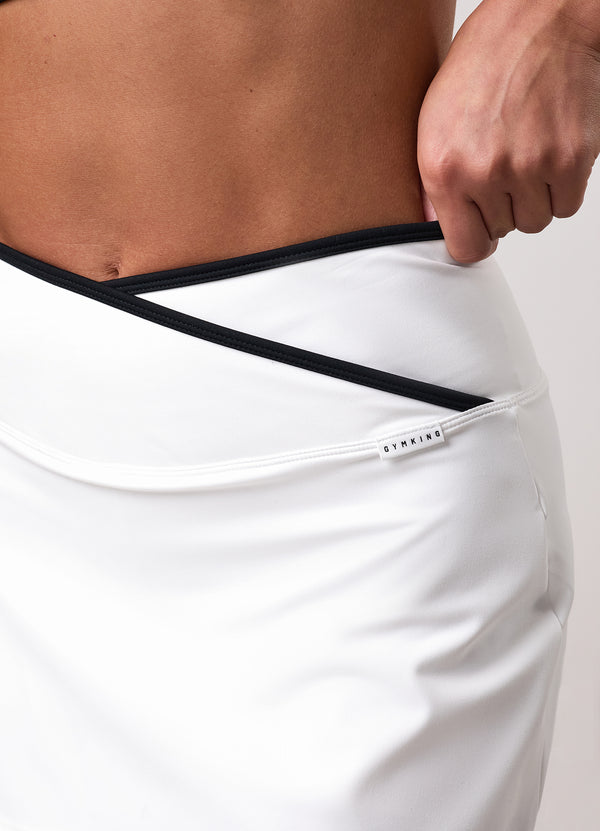 Gym King GKW Contrast Skort White