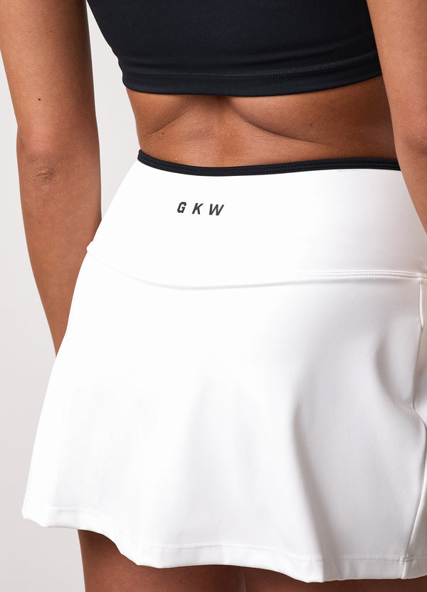 Gym King GKW Contrast Skort White