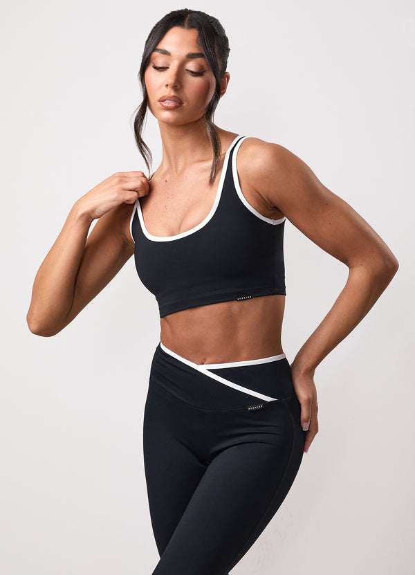 Gym King GKW Contrast Tank Black