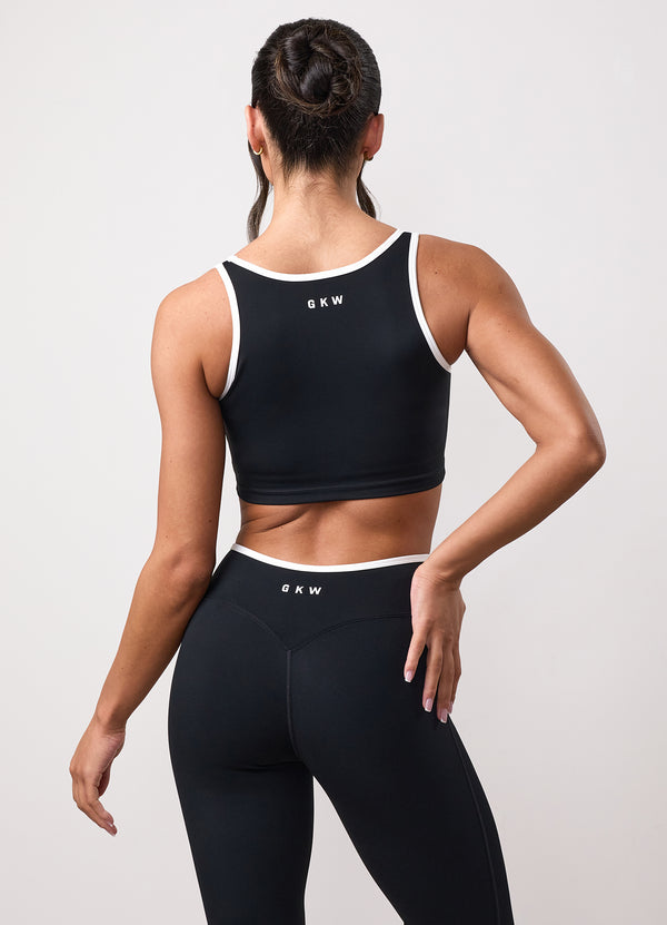 gym king GKW Contrast Tank Black