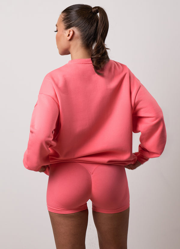 gym king GKW Oversized Crew Spiced Coral