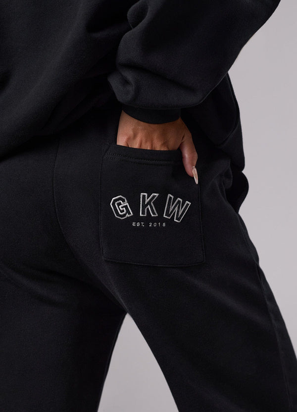 Gym King GKW Sports Luxe Straight Leg Jogger Black