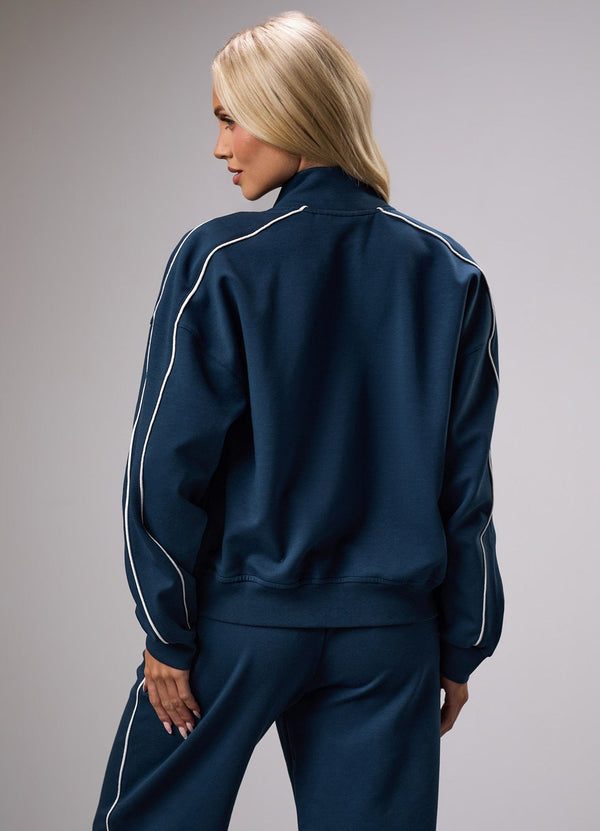 gym king GKW Sports Luxe Track Jacket Rich Blue