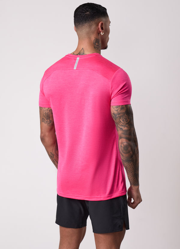 Gym King Gym King Element Tee Tropical Pink Marl