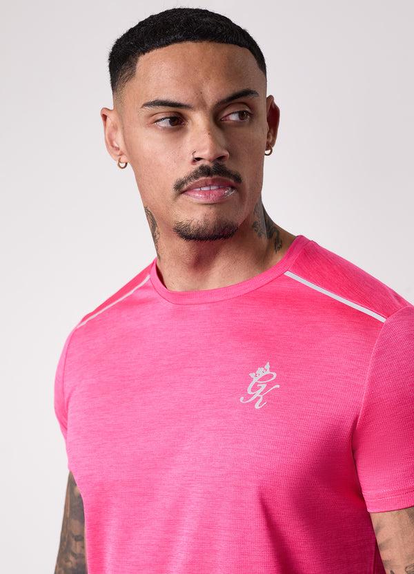 gym king Gym king Element Tee Tropical Pink Marl