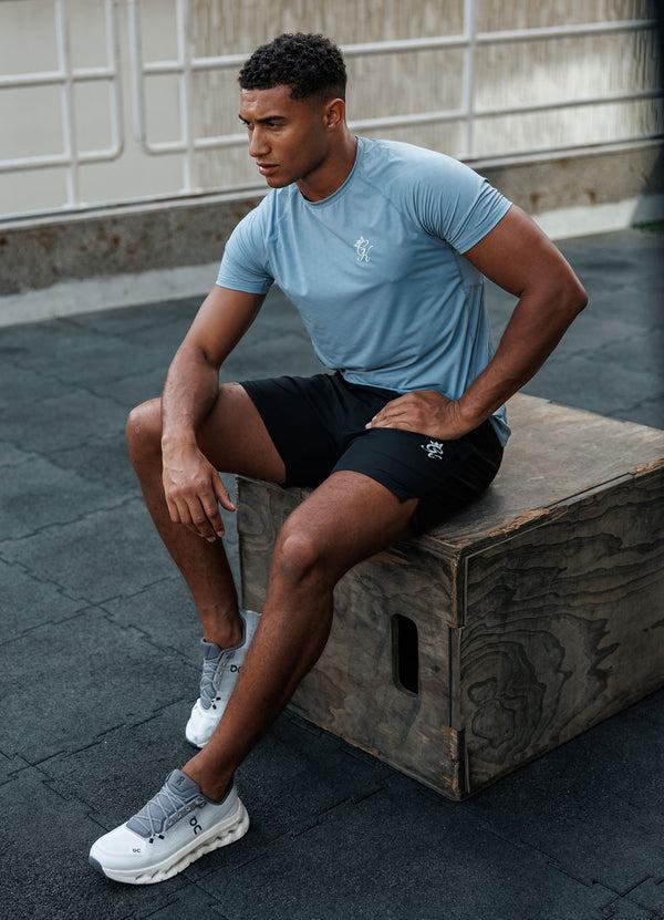 Gym King Gym King Energy Texture Tee Dusk Blue