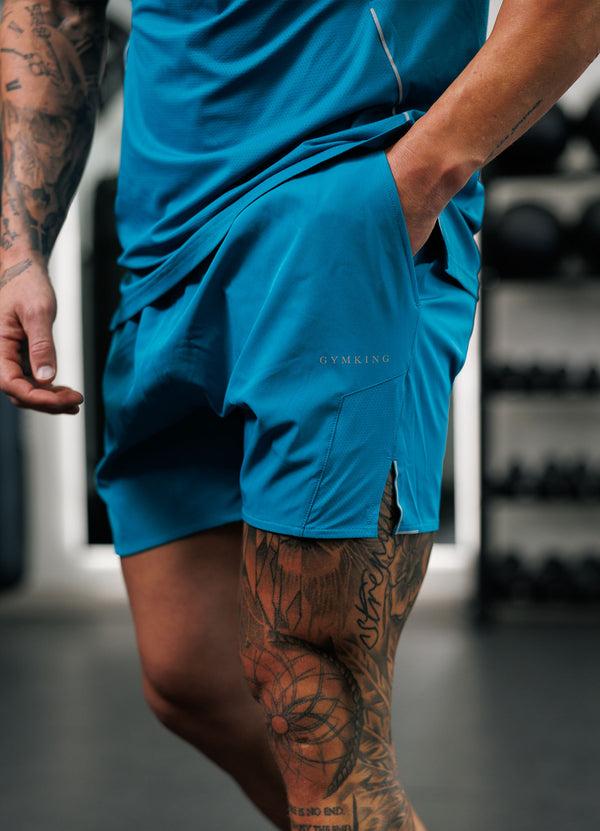 gym king Hex 6" Short Exotic Teal