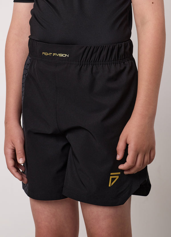 Gym King Kids Combat Short Black