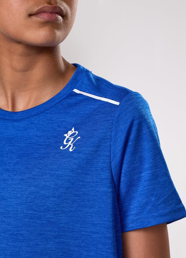 Gym King Kids Element Tee Sonic Blue Marl