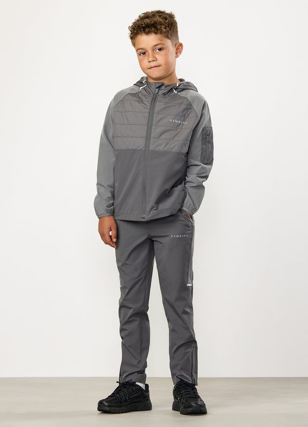 Gym King Kids Endurance Hybrid Jacket Grey Multi